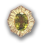 AC19 14K PERIDOT SLIDE 